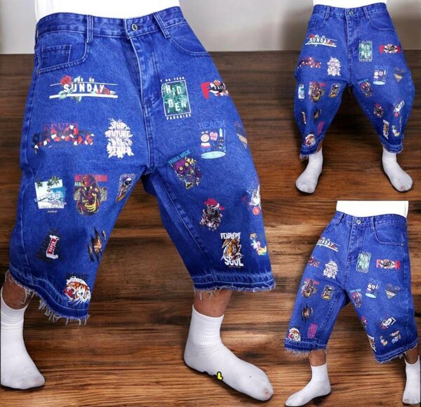 Jeans homme avec motifs tendance