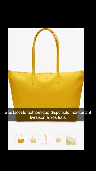 Sac lacoste authentique