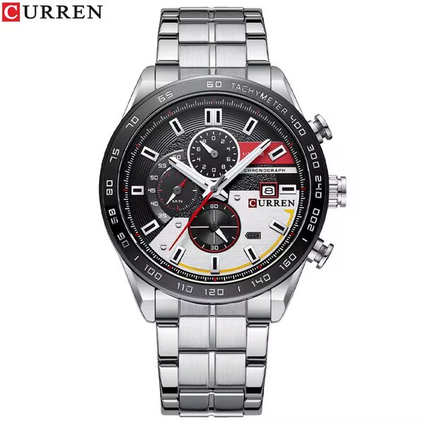 Montre CURREN homme en acier inoxydable
