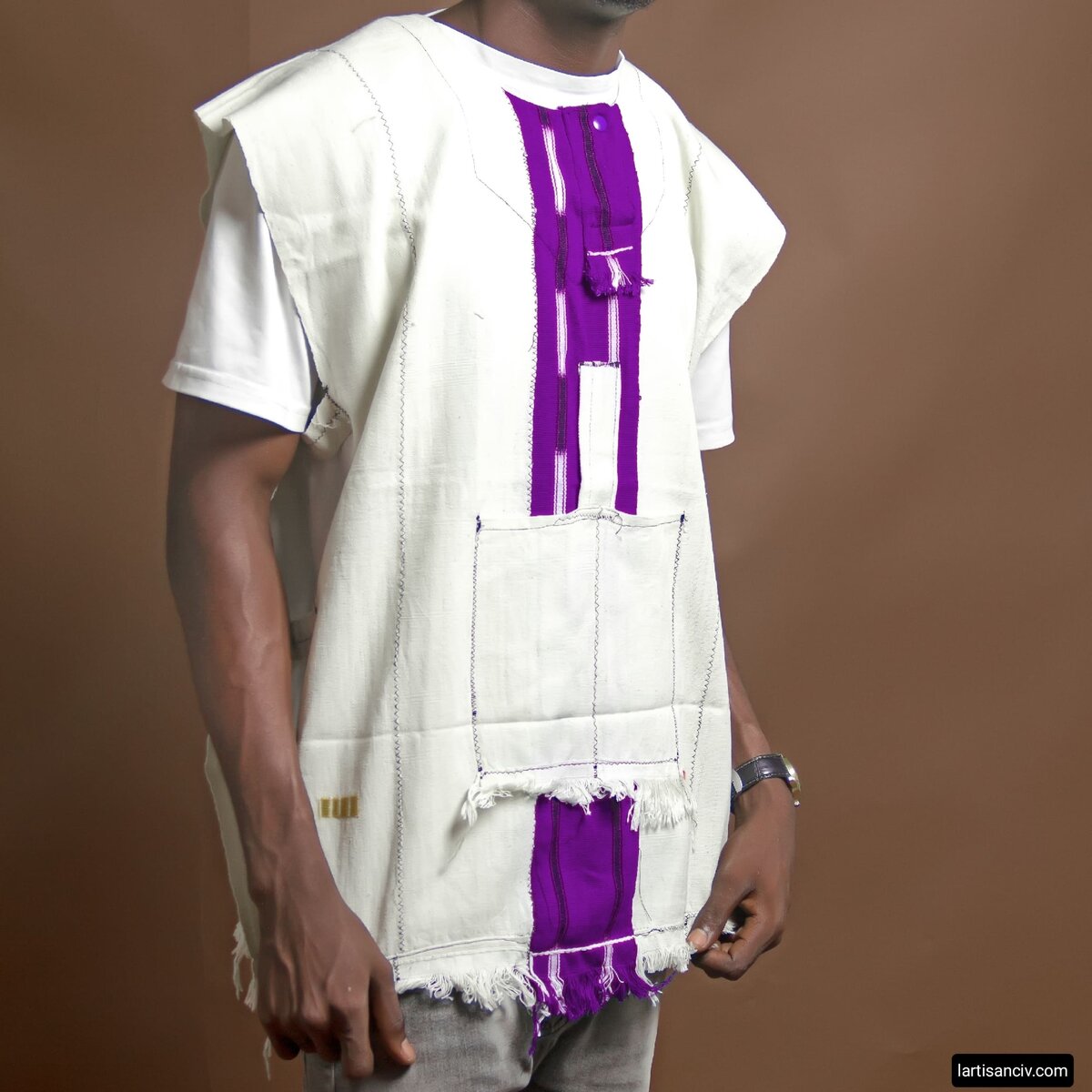 tunique moderne en coton 2XL