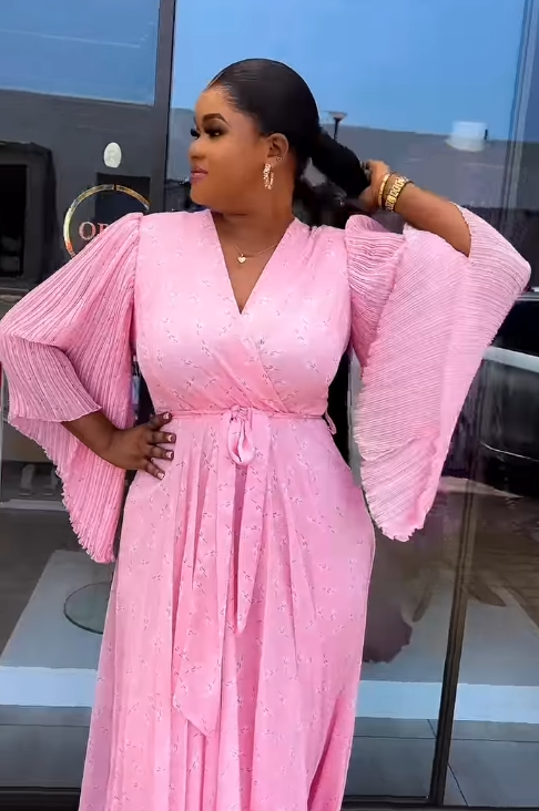 Women's Long Pink Dress