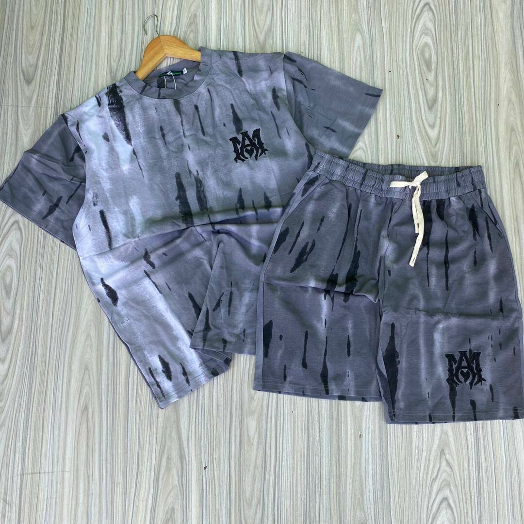 Top and shorts available for men