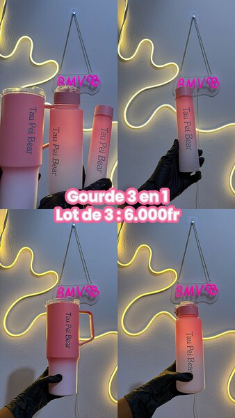 Gourde Multifonction 3 en 1