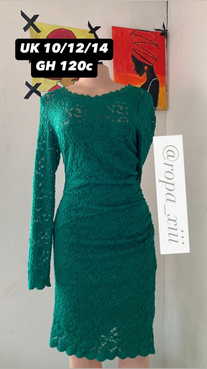 Green bodycon dress