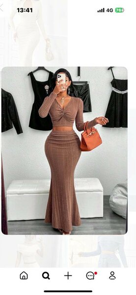 Complet robe moulante