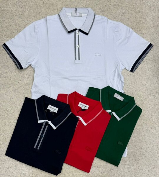 Polo Lacoste homme - 4 couleurs