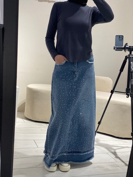 Скидки,Юбка со стразами