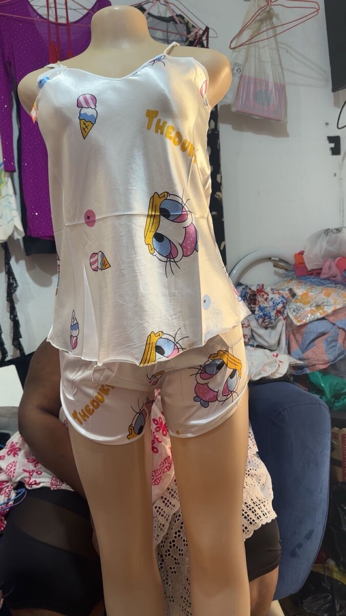 Ensemble pyjama femme en soie