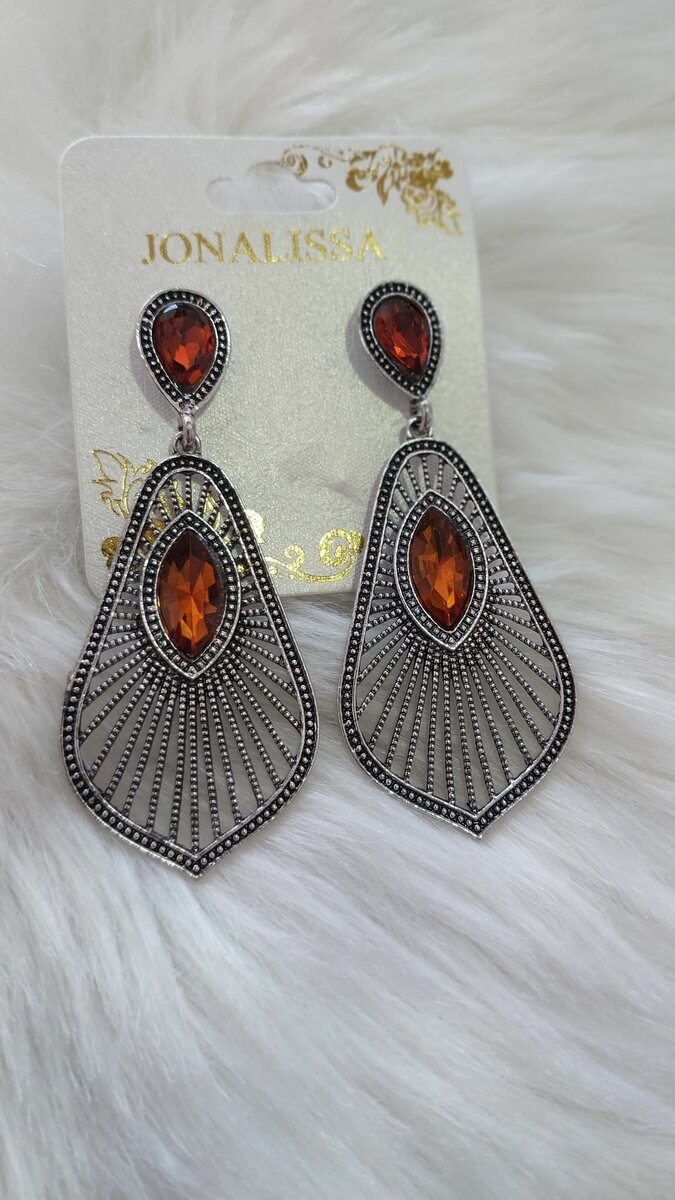Rhinestone earrings