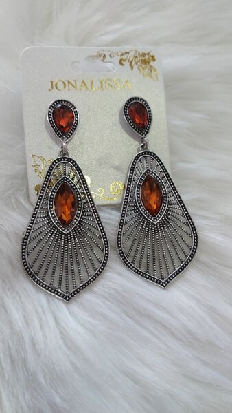 Rhinestone earrings