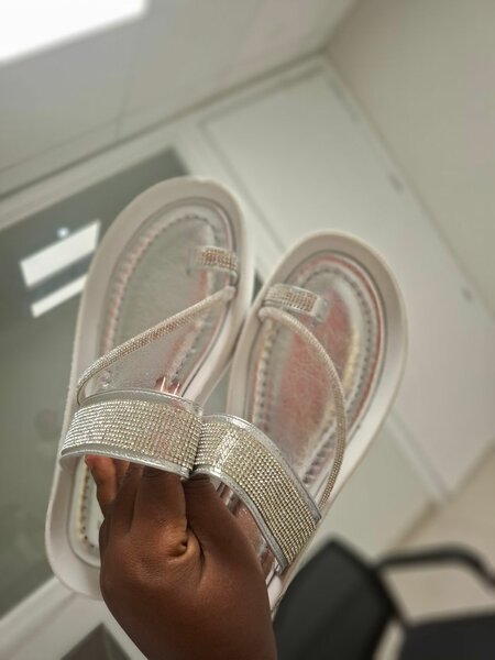 Sandales Brillantes Femme