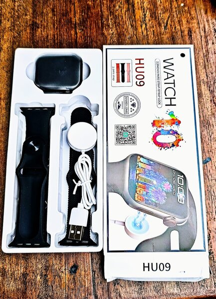 Montre intelligente HU09 noire