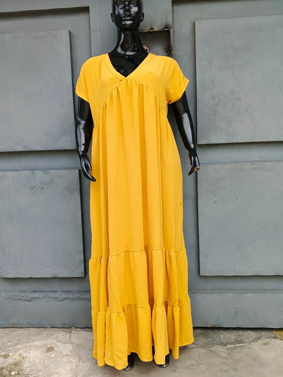 Robe longue décontractée femme