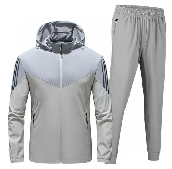 Survêtement de sport gris homme