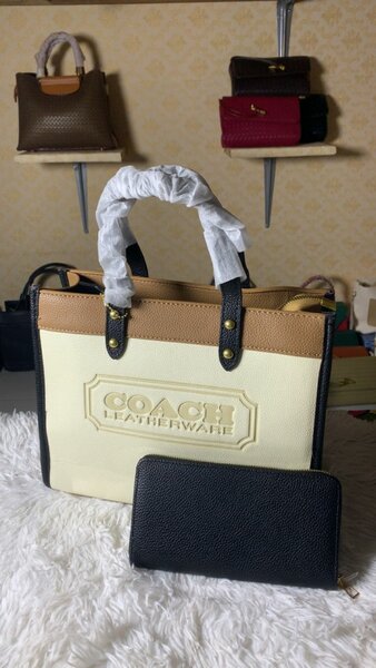 Sac à main en cuir Coach