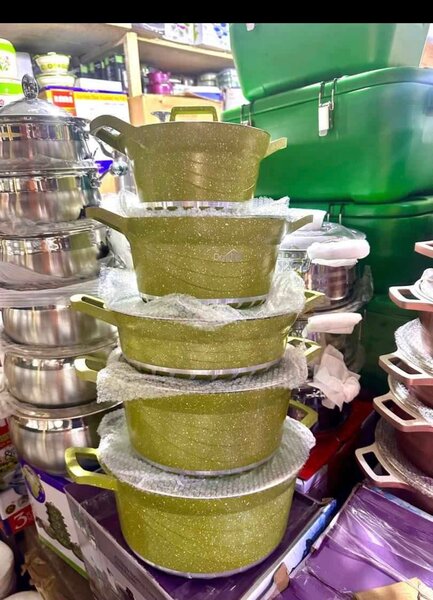 Batterie de cuisine antiadhésive 5 pièces