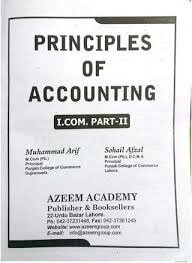 Principle of accounting part ll for I com