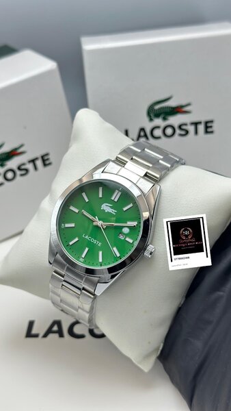 Montre Lacoste Verte Acier