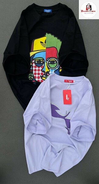 T-shirts graphiques colorés