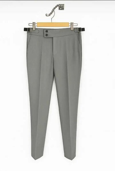 Pantalon de costume gris élégant