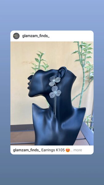 Earrings available ️