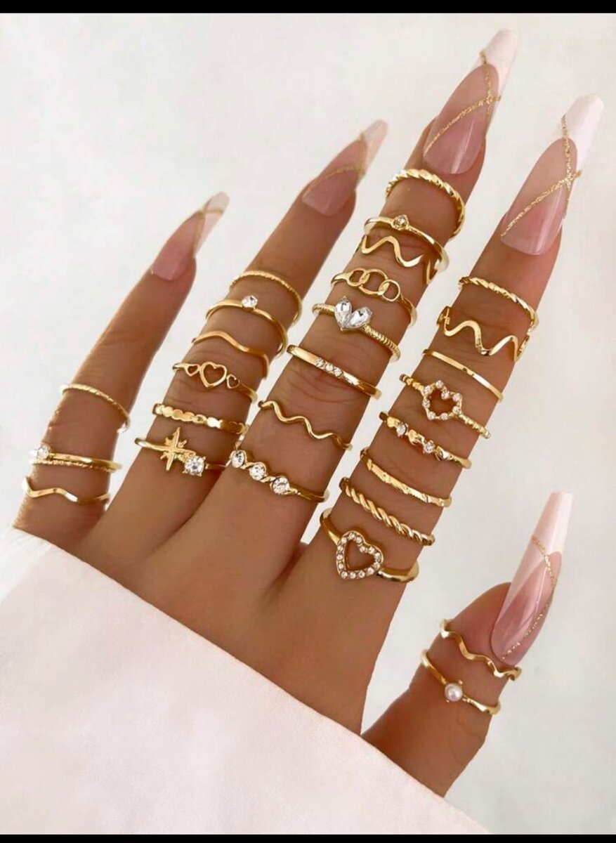 Ensemble bague femme