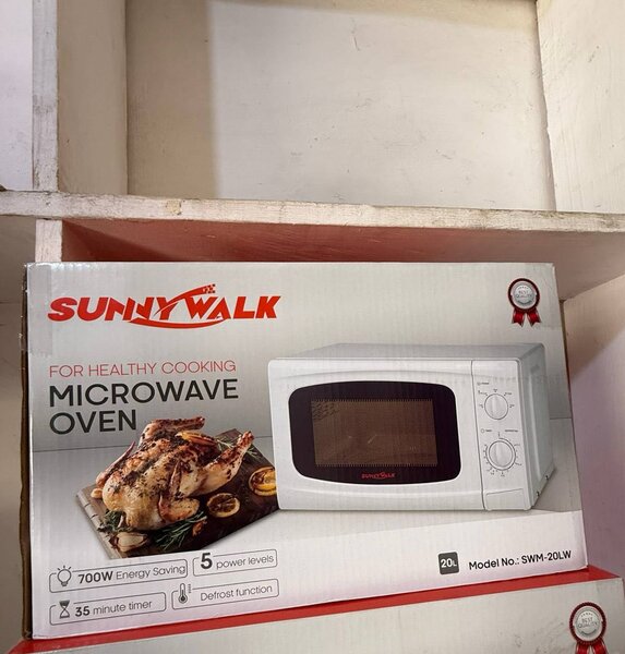 Brand New White Sunny Walk 20L Microwave