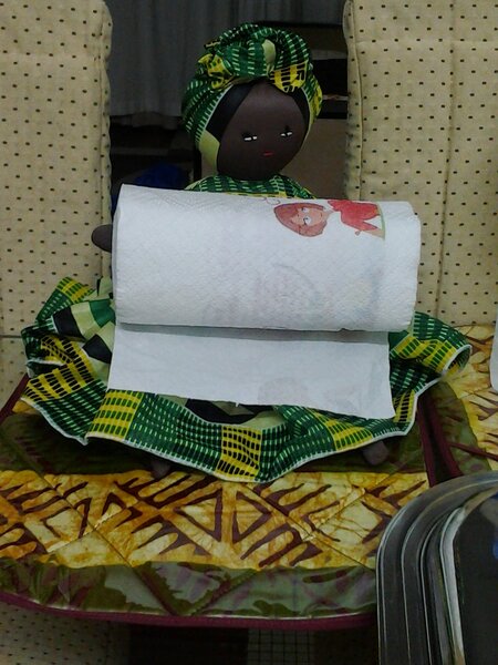 Porte-Sopalin Poupée Ethnique