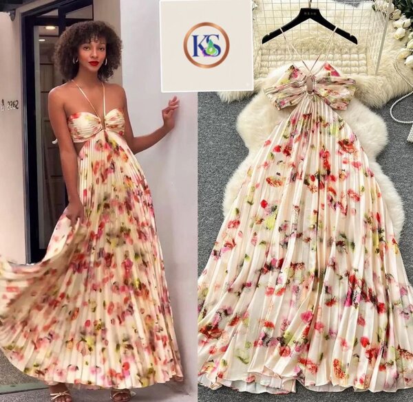 Robe Longue Fleurie Éte