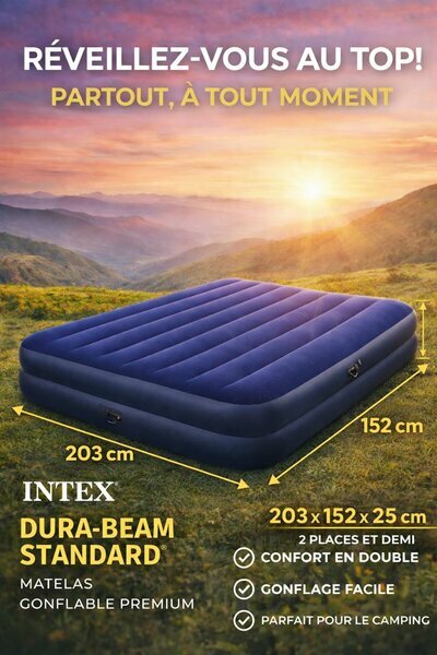 Matelas gonflable Intex Dura-Beam Standard