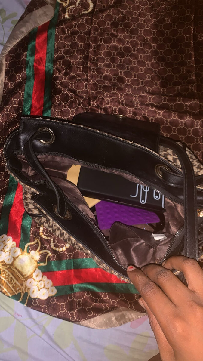 Sac à main chic motif pied-de-poule