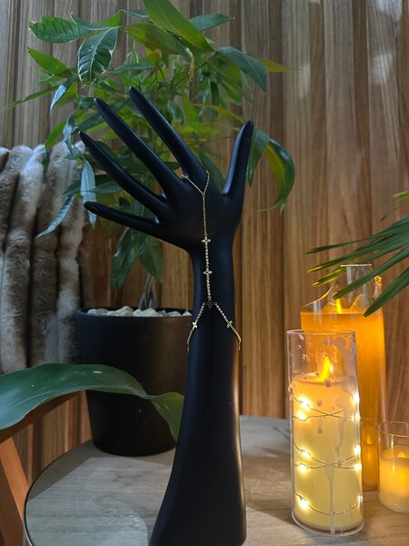 Bracelet chaîne élégant doré