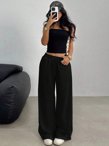 Pantalon large femme