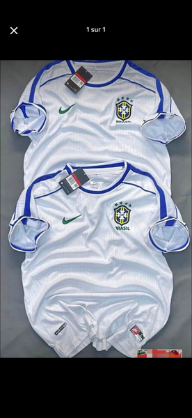 Maillot Brésil Blanc Officiel