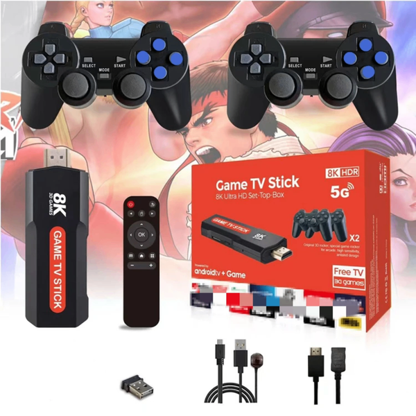 Clé TV 8K HDR avec Manettes