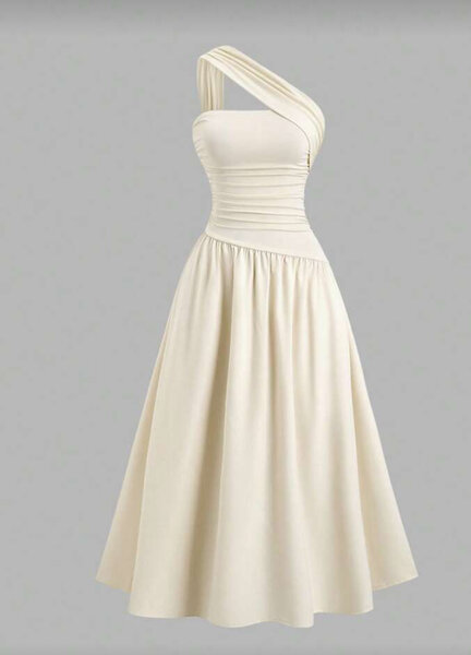 Elegant One-Shoulder Dress