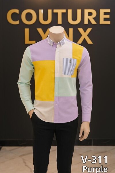 Chemise Patchwork Colorée