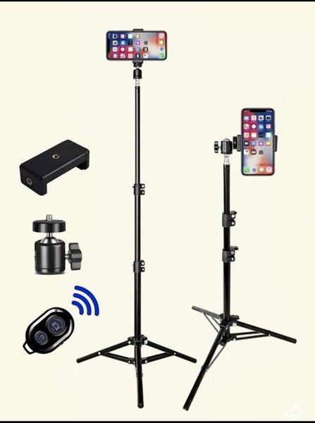 Trépied de téléphone réglable avec télécommande