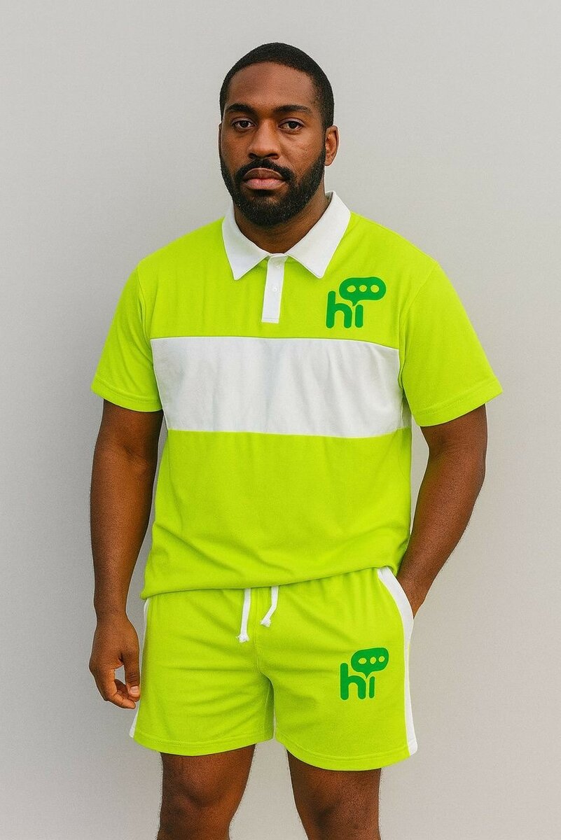 Shorts de sport colorés unisexes