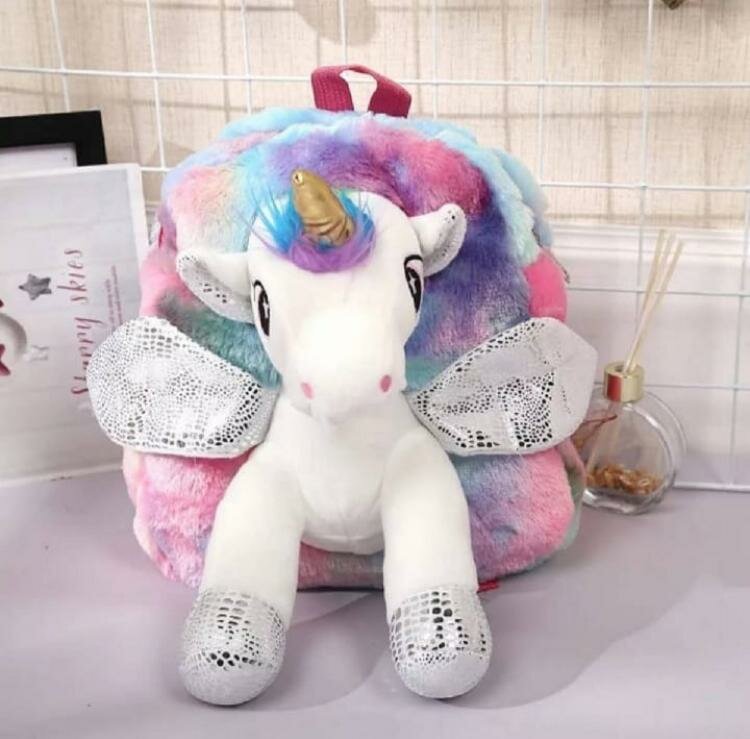 SOFT AND FLUFFY UNICORN BAG