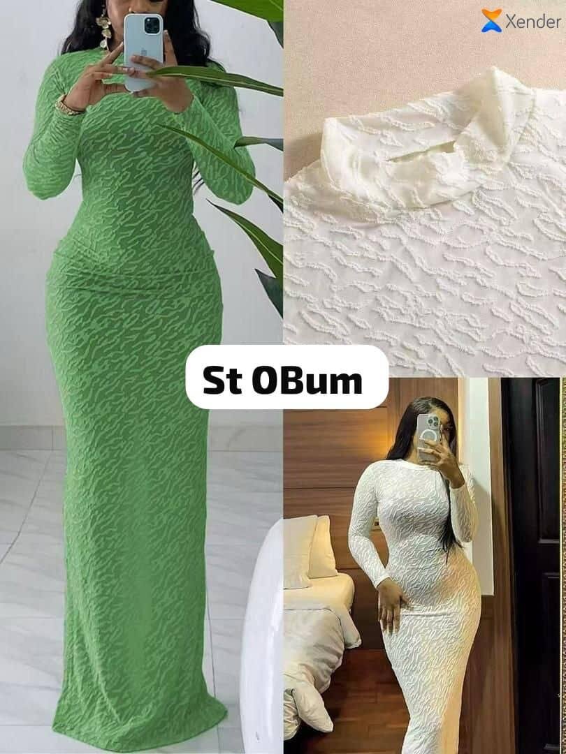 Robe longue moulante élégante