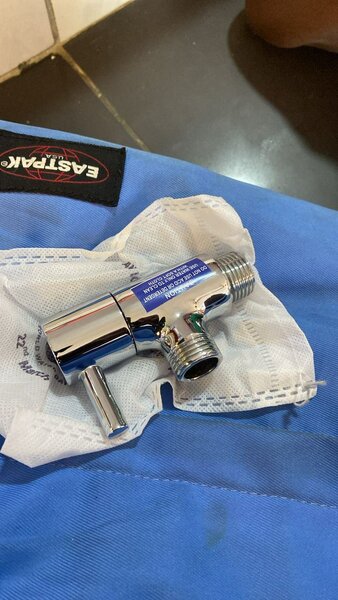 Robinet d'arrêt chromé SOSA