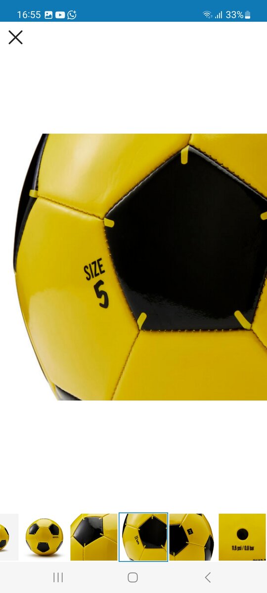 Size 5 Kipsta Football