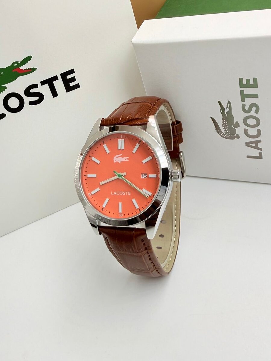 Montre Lacoste homme en cuir