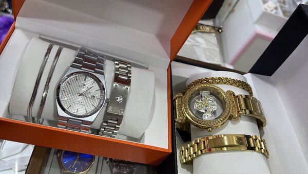 Men smart watch and bracelet