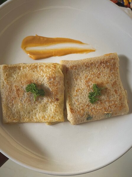 Crêpes jambon au fromage