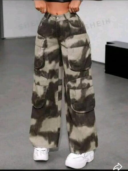 Pantalon cargo camouflage