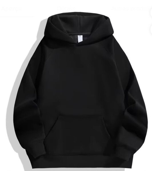 Pull Capuche Noir