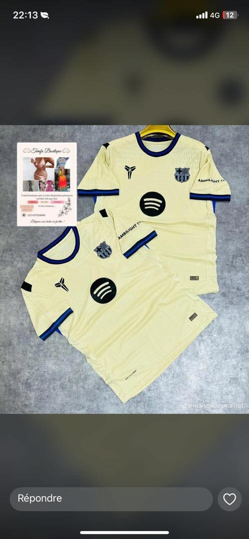 Maillot de Football Unisexe