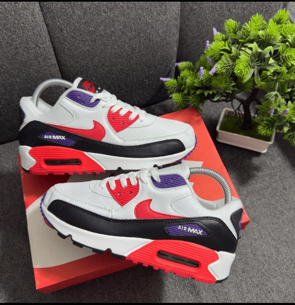 Baskets Air Max Rouge Blanc